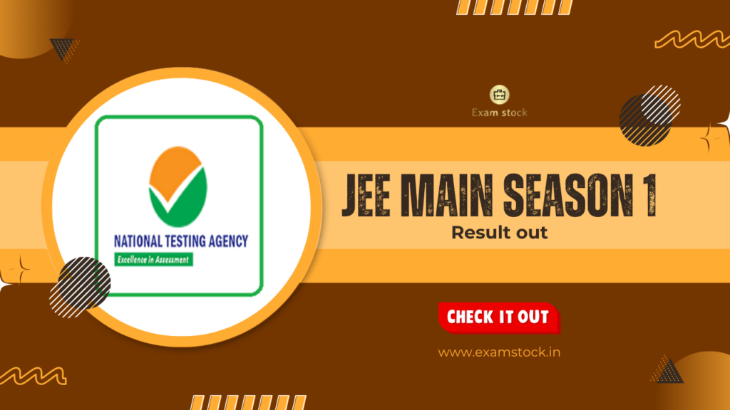 NTA JEE Mains Session-1 Exam Result Out