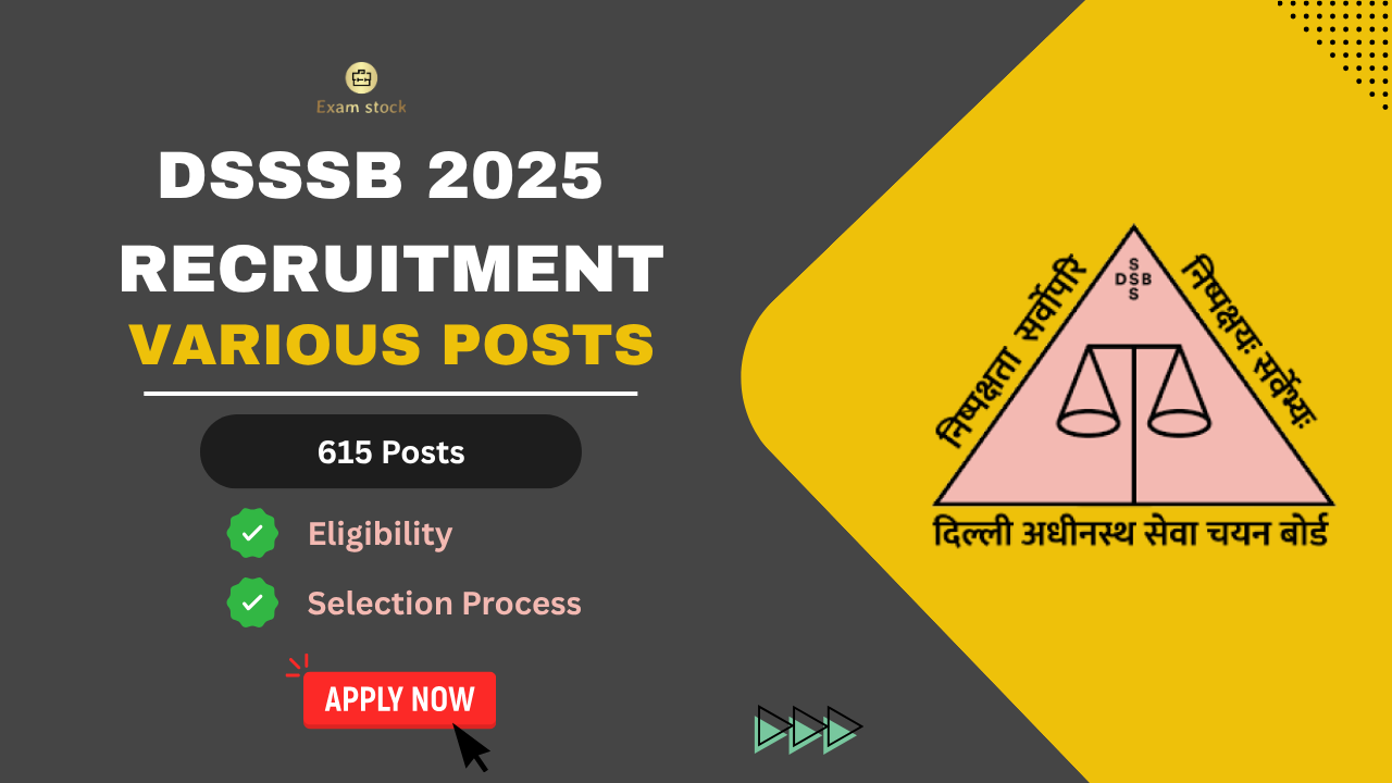 DSSSB Recruitment 2025