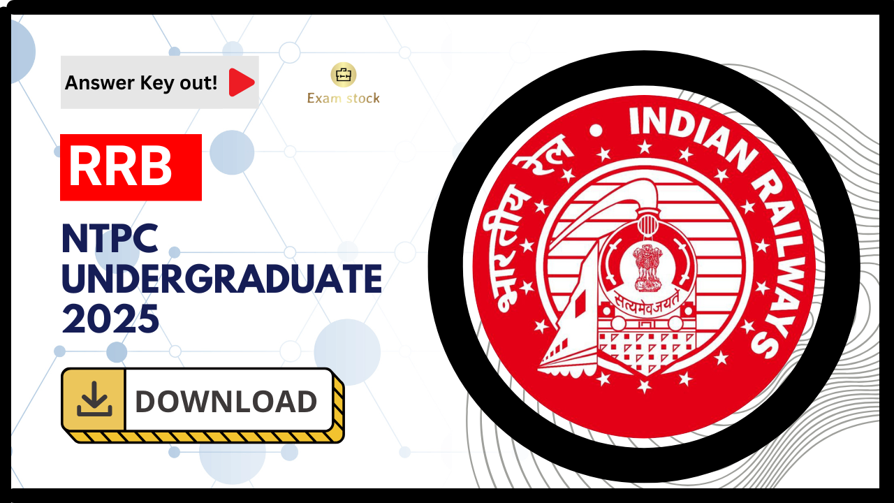 RRB NTPC UG Answer Key 2025