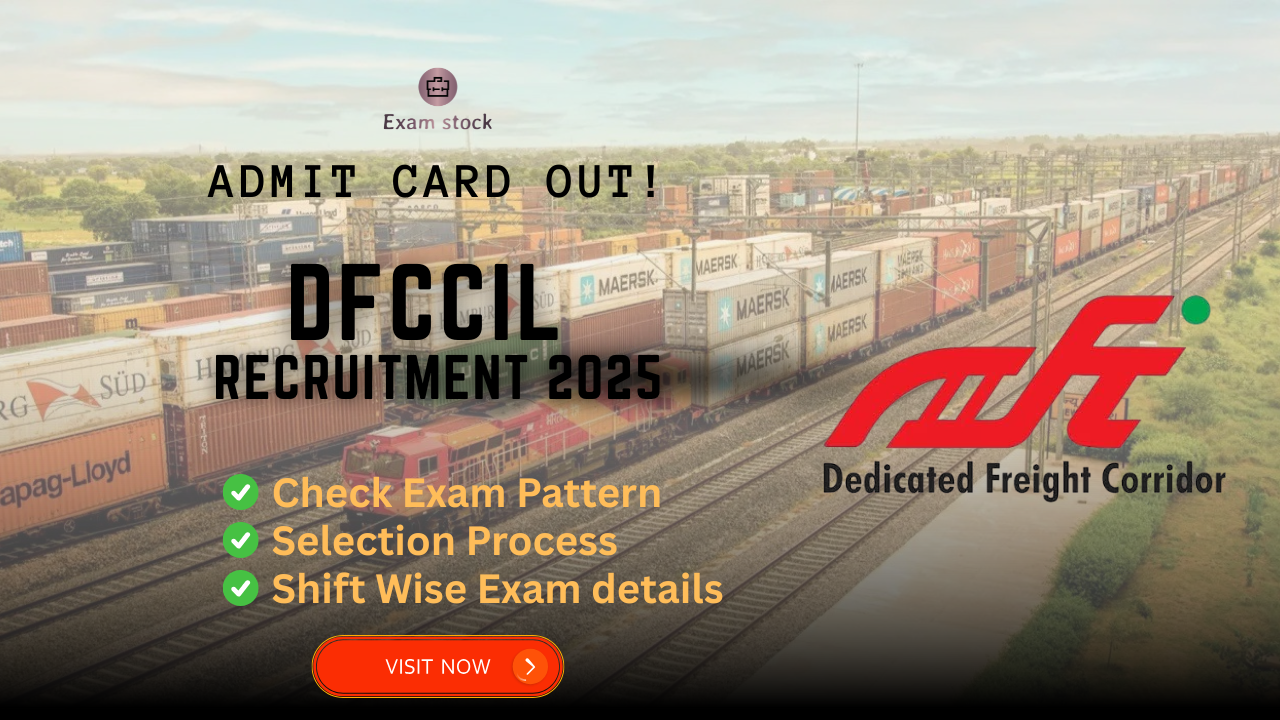 DFCCIL CBT 2 Admit Card 2025 Out