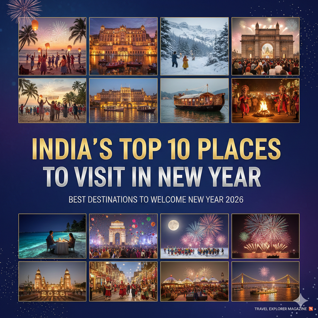 India’s Top 10 Places to Visit in New Year in india