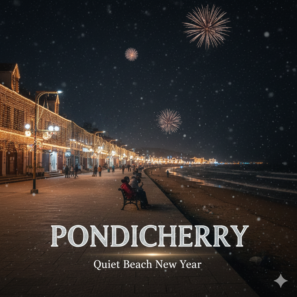 Pondicherry – Quiet Beach New Year