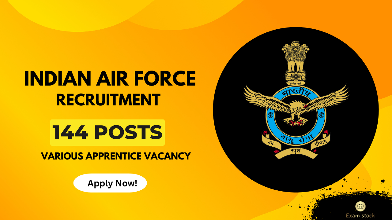 Indian Air Force Chandigarh Apprentice Recruitment 2025