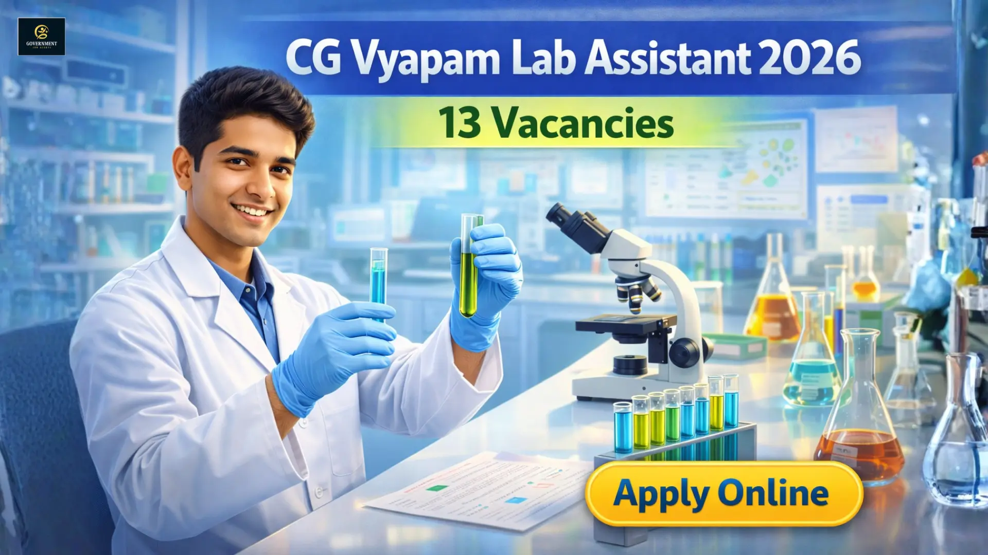 CG Vyapam Lab Assistant Recruitment 2026