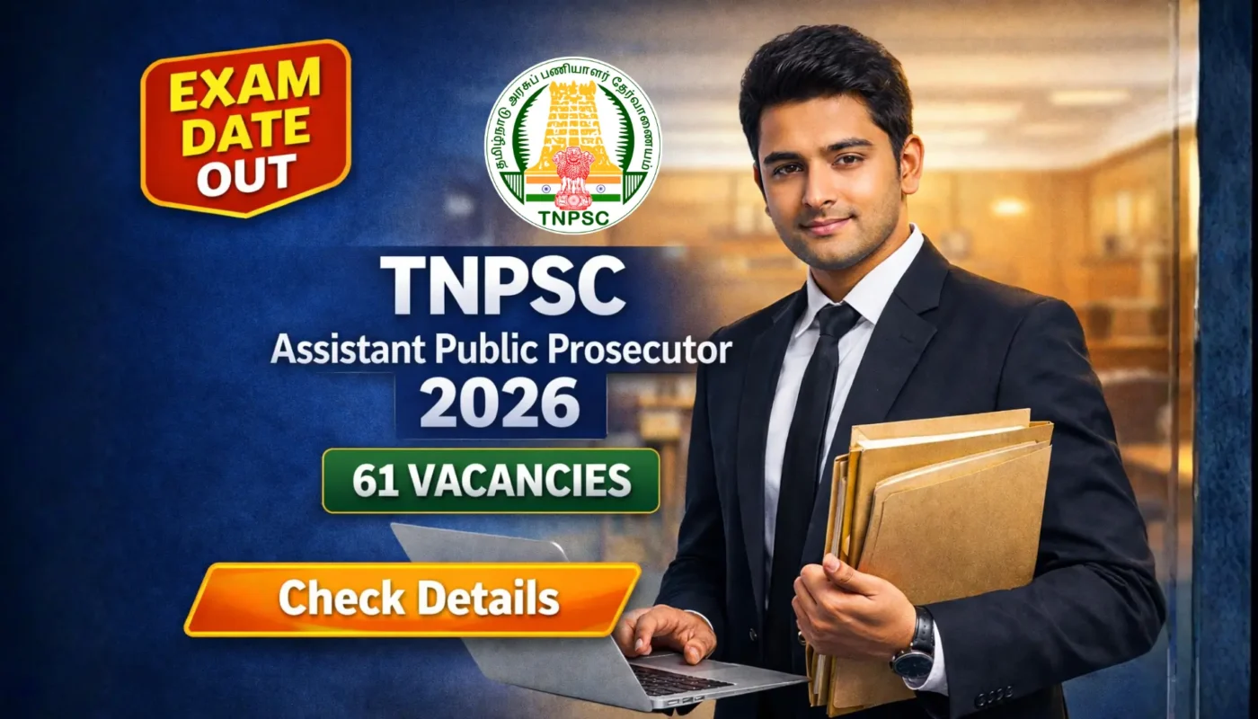 TNPSC Assistant Public Prosecutor Exam Date 2026 Out
