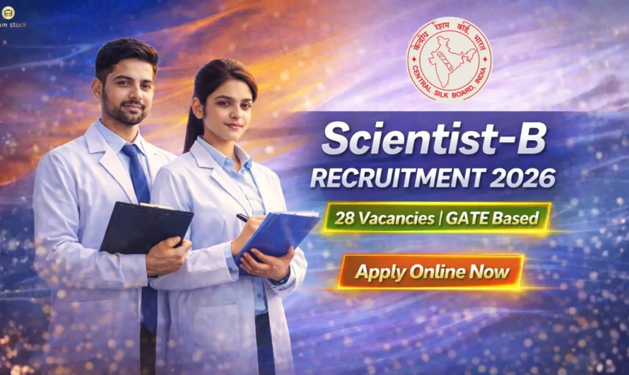 CSB Scientist Recruitment 2026