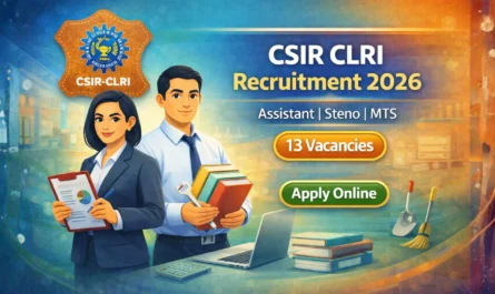 CSIR CLRI Recruitment 2026