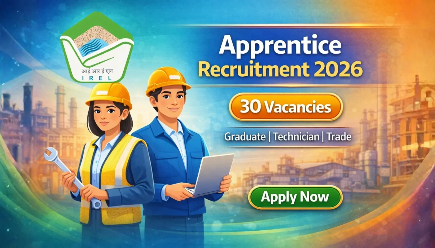 IREL Apprentice Recruitment 2026