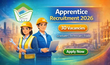 IREL Apprentice Recruitment 2026